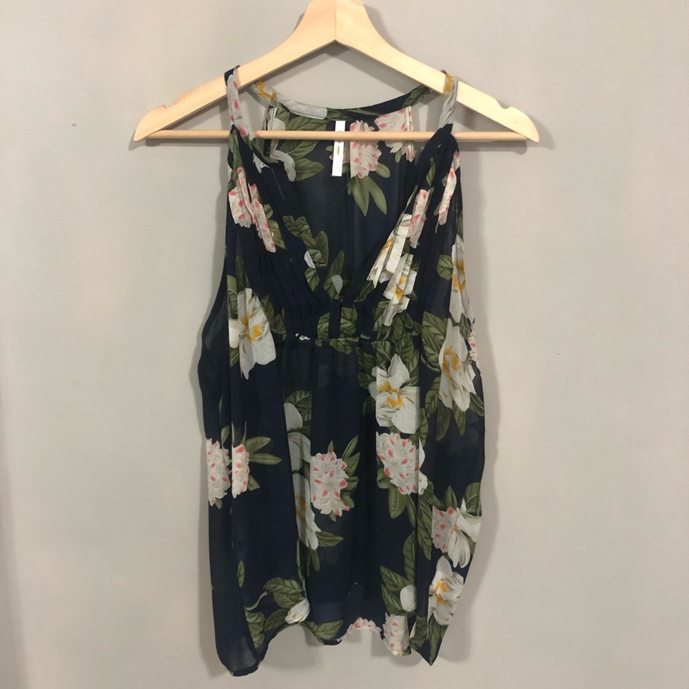 Floral tank top
